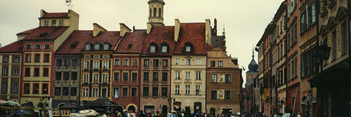 华沙老城景象